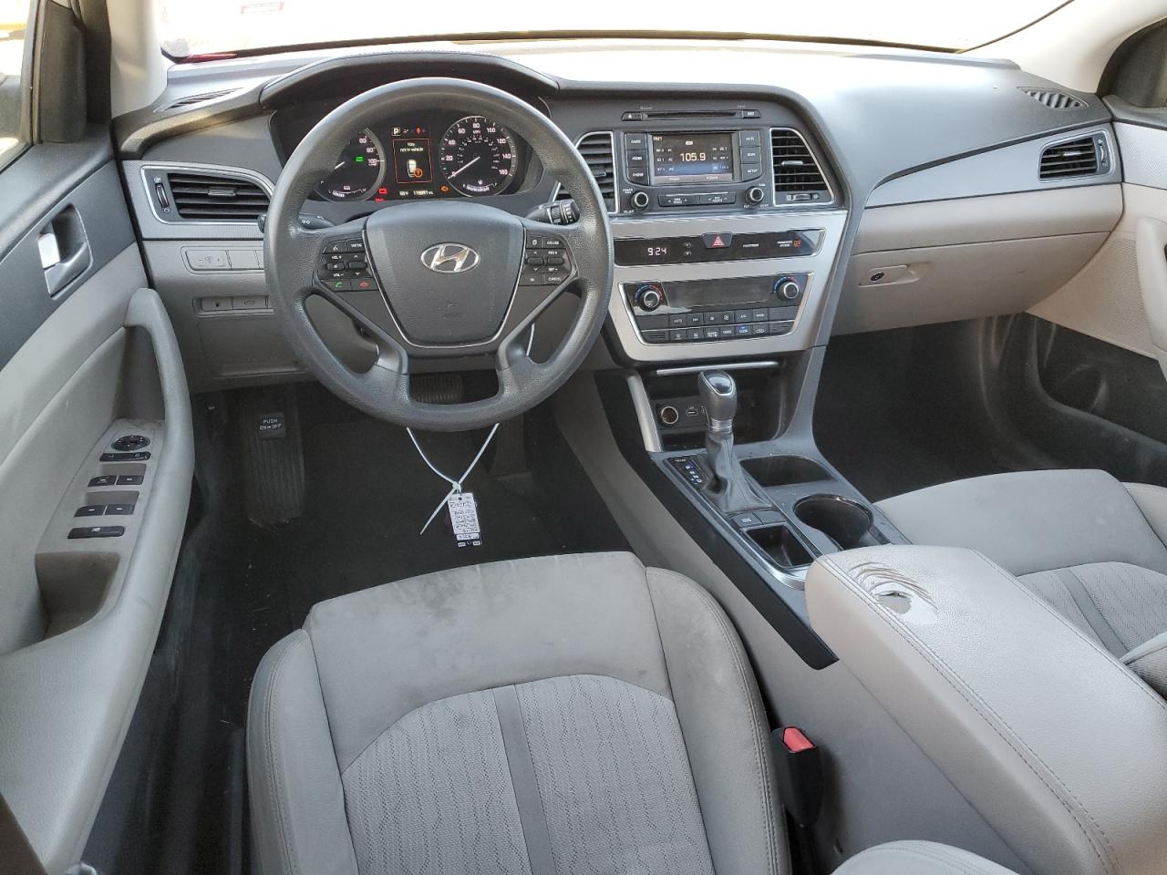 2016 Hyundai Sonata VIN KMHE24L16GA041597 Copart auction photo, front end / minor dent/scratches damage thumbnail 8