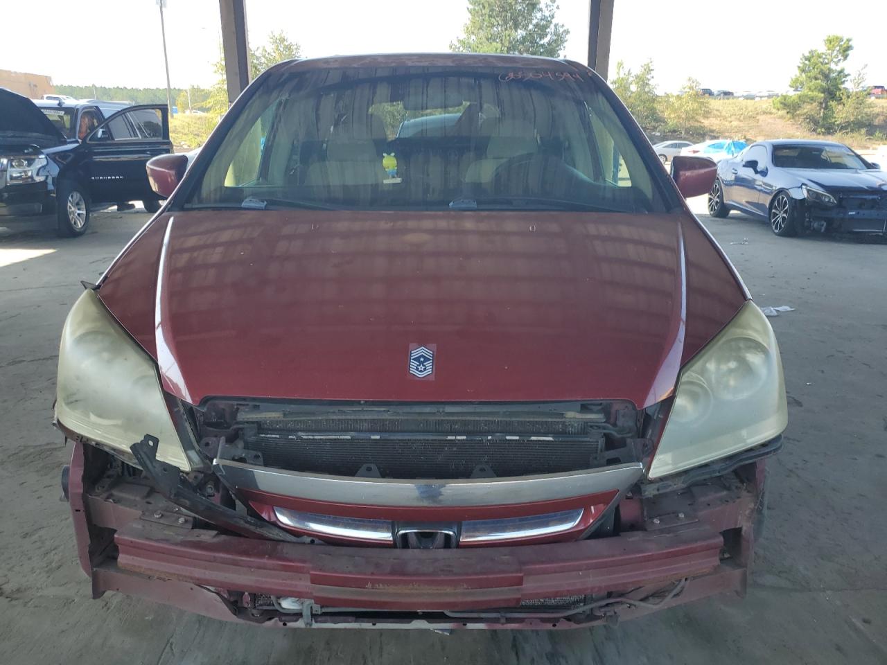 2005 Honda Odyssey VIN 5FNRL38445B401891 Copart auction photo, front end damage thumbnail 5