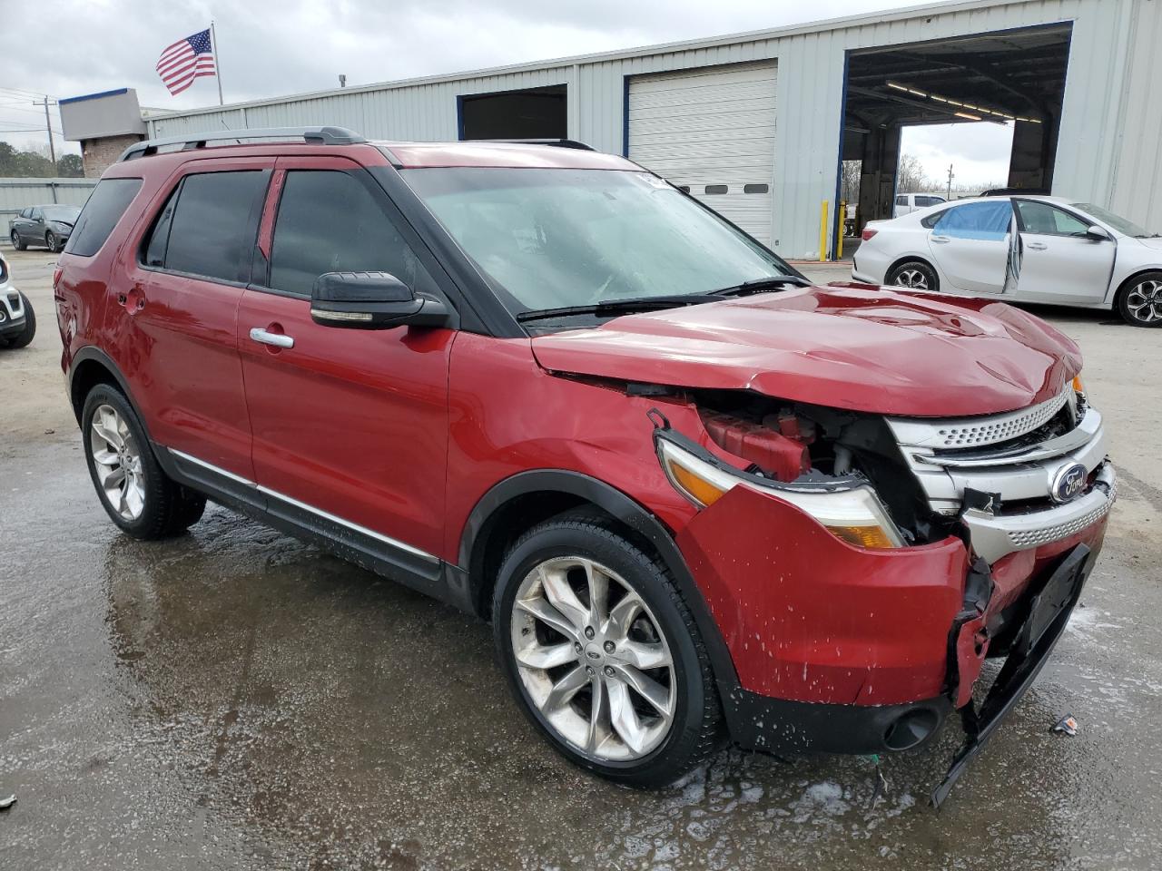 2013 Ford Explorer VIN 1FM5K7D85DGA91655 Copart auction photo, front end damage thumbnail 4