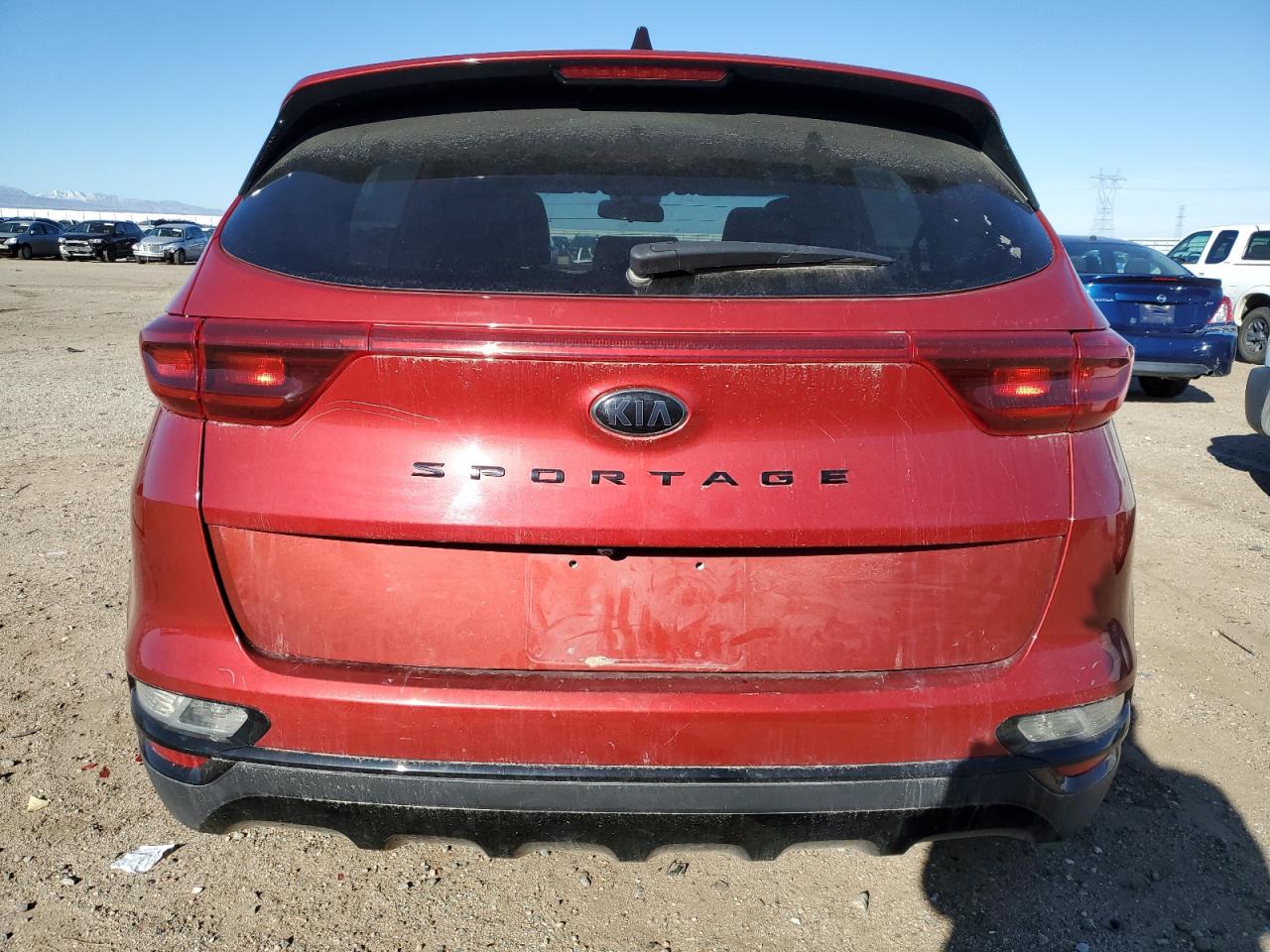 2022 KIA Sportage VIN KNDP63AC8N7982947 Copart auction photo, vandalism damage thumbnail 6