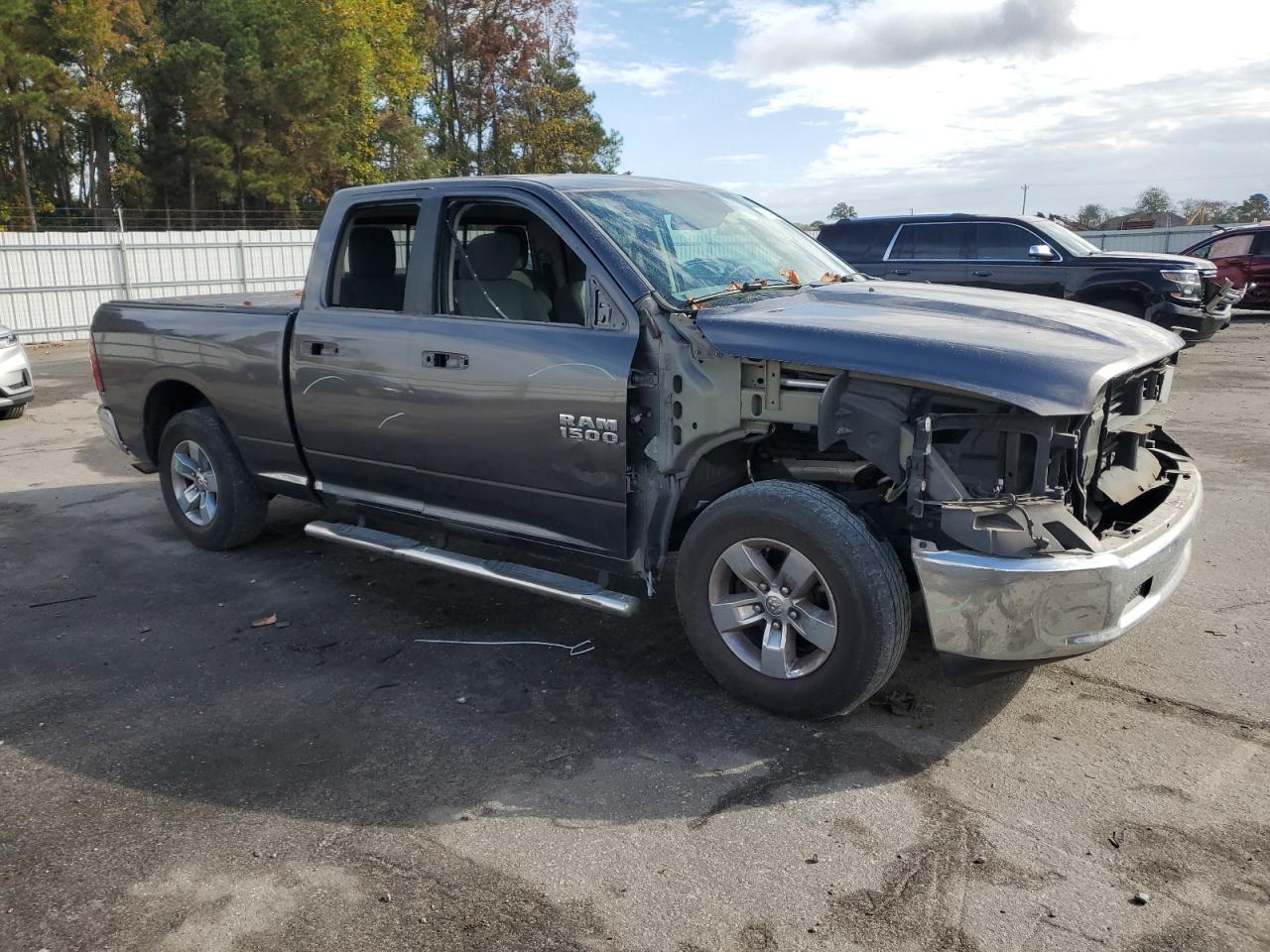 2014 RAM 1500 VIN 1C6RR6GT4ES371973 Copart auction photo, front end / side damage thumbnail 4
