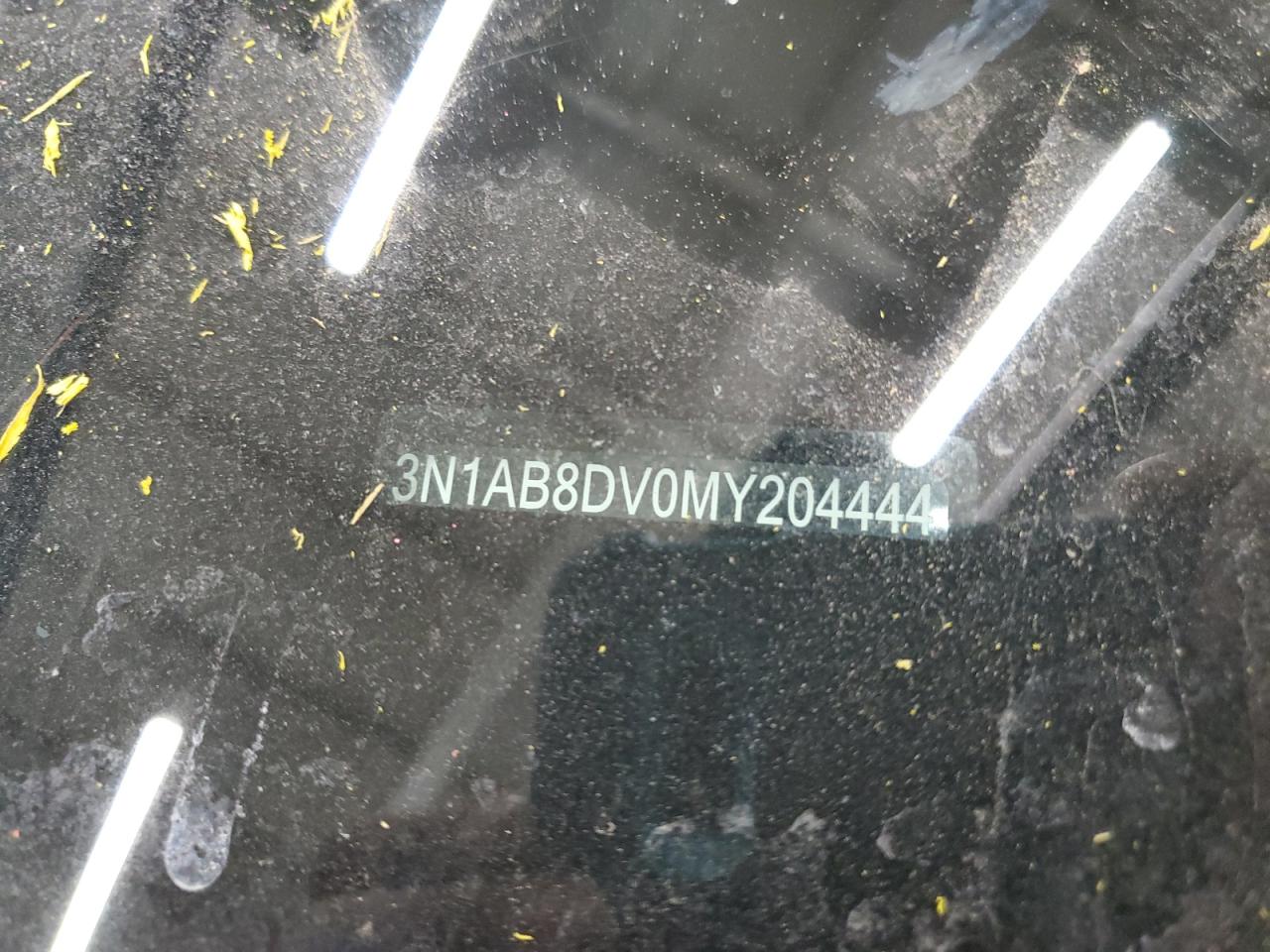 2021 Nissan Sentra VIN 3N1AB8DV0MY204444 Copart auction photo, side / rear end damage thumbnail 14