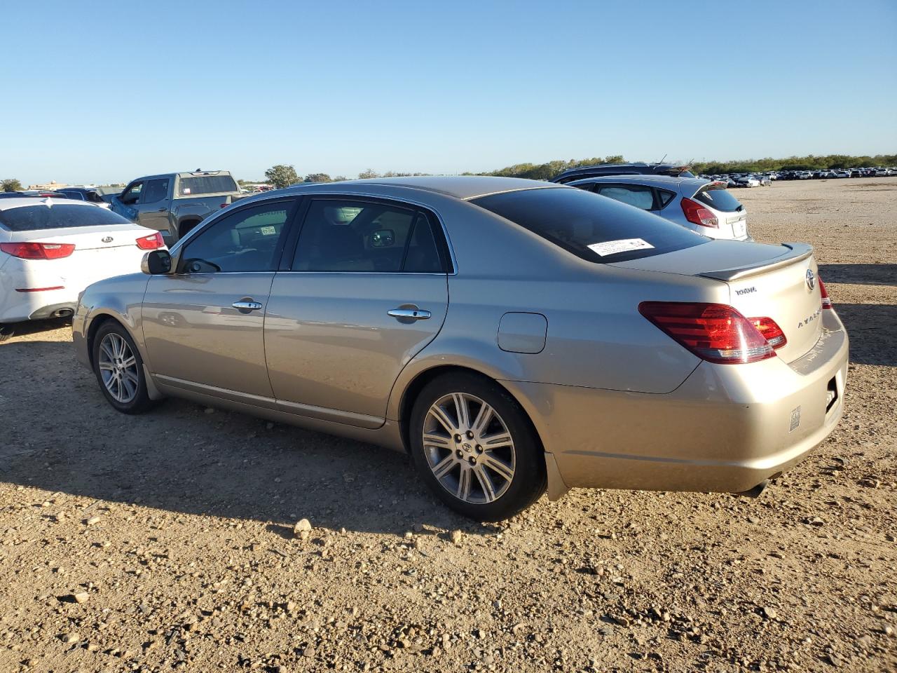 2008 Toyota Avalon VIN 4T1BK36B78U265480 Copart auction photo, front end / hail damage thumbnail 2