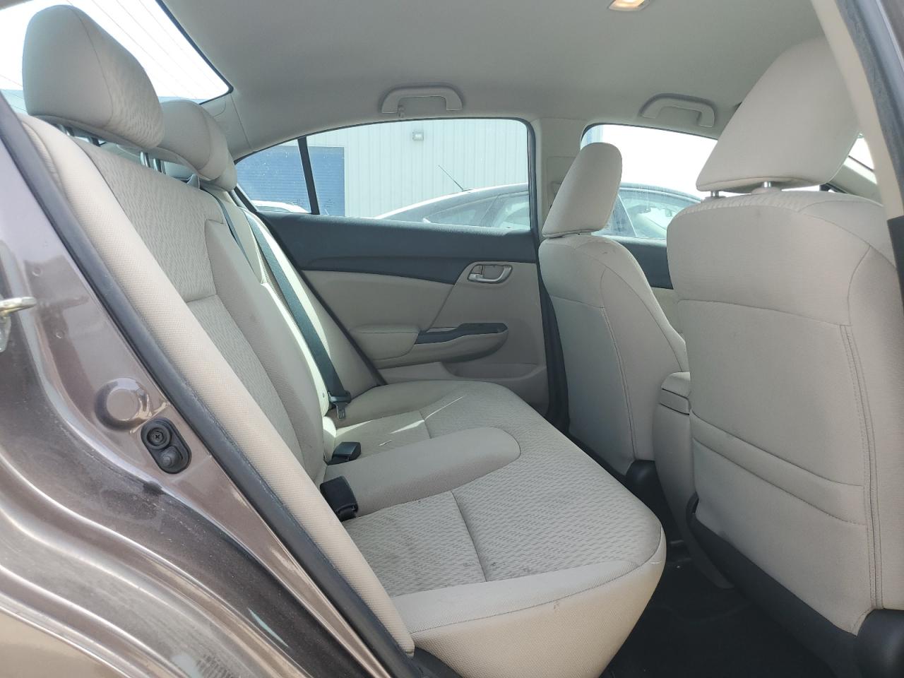 2014 Honda Civic VIN 2HGFB2F51EH507397 Copart auction photo, front end / rear end damage thumbnail 10