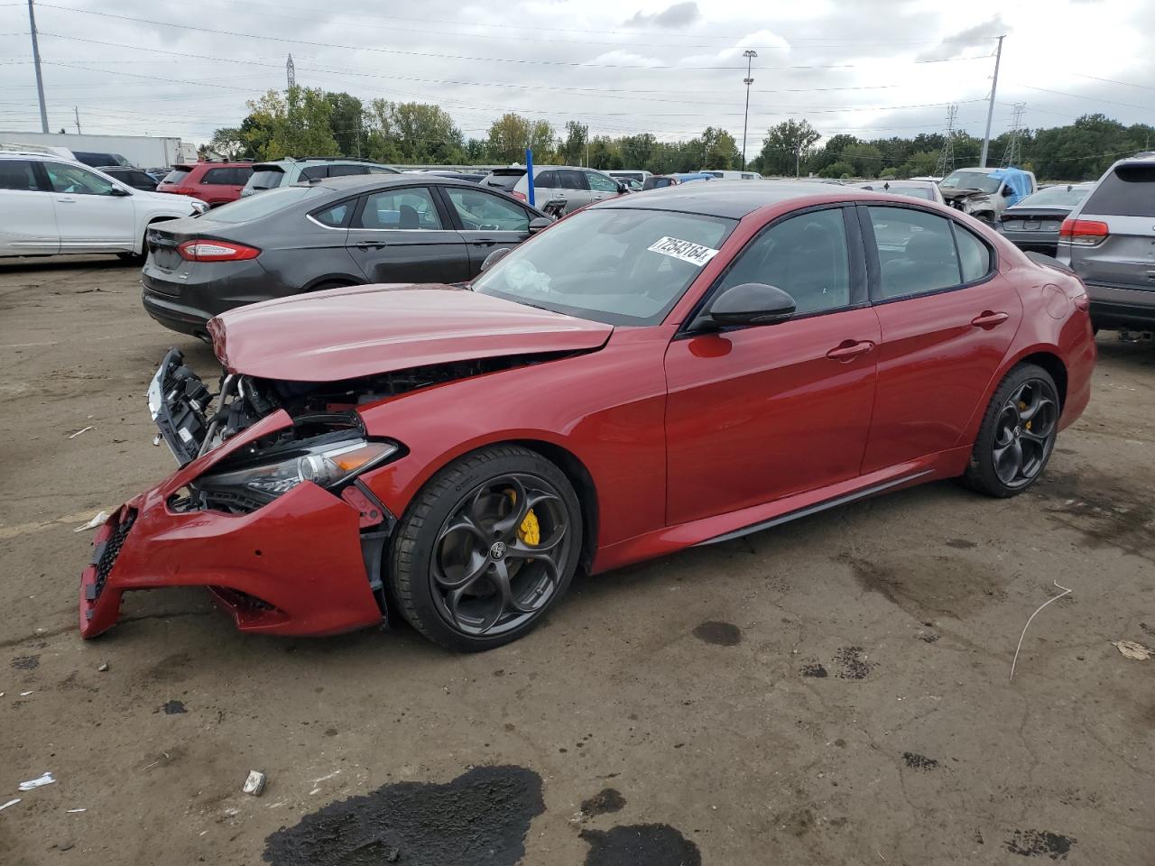 2019 Alfa Romeo Giulia VIN ZARFANBN8K7615232