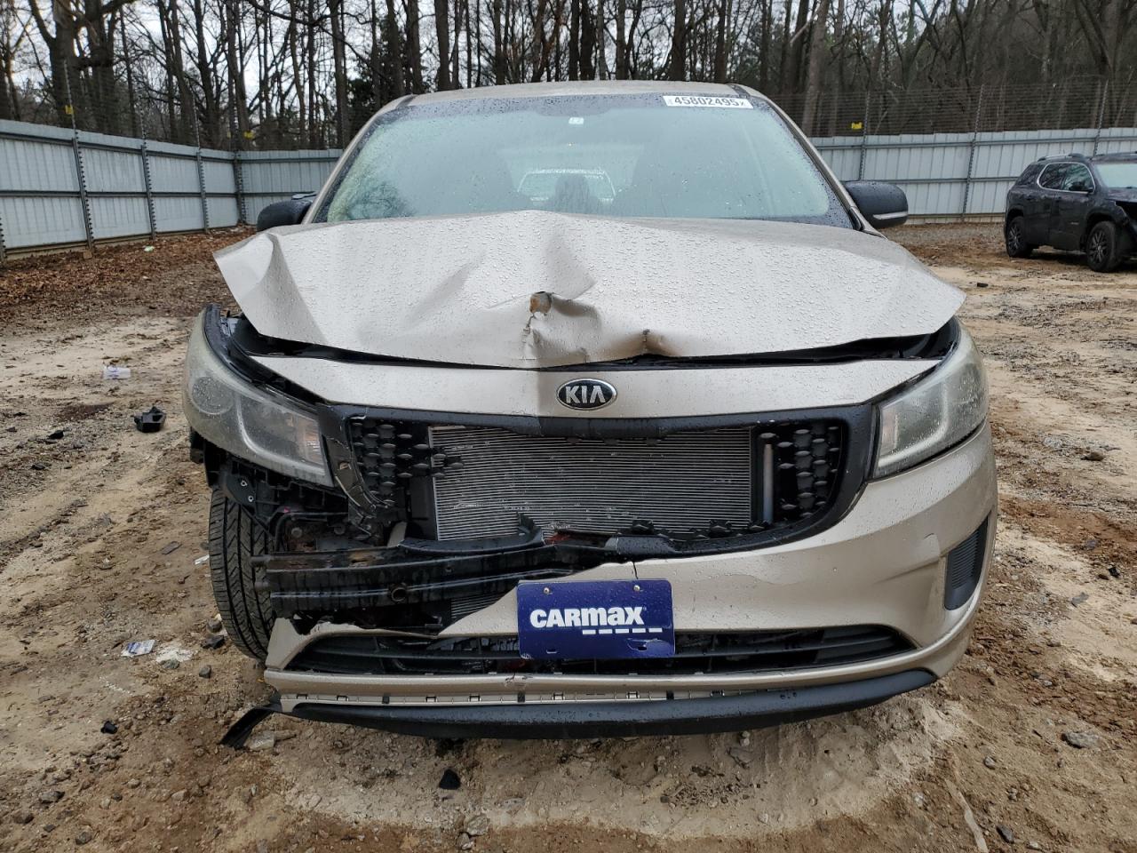 2015 KIA Sedona VIN KNDMB5C16F6020174 Copart auction photo, front end / rear end damage thumbnail 5