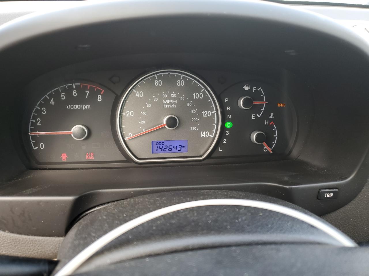 2008 Hyundai Elantra VIN KMHDU46D08U312732 Copart auction photo, side / rear end damage thumbnail 9