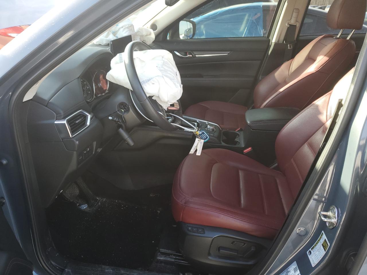 2023 Mazda CX-5 VIN JM3KFBCM5P0187156 Copart auction photo, front end / mechanical damage thumbnail 7