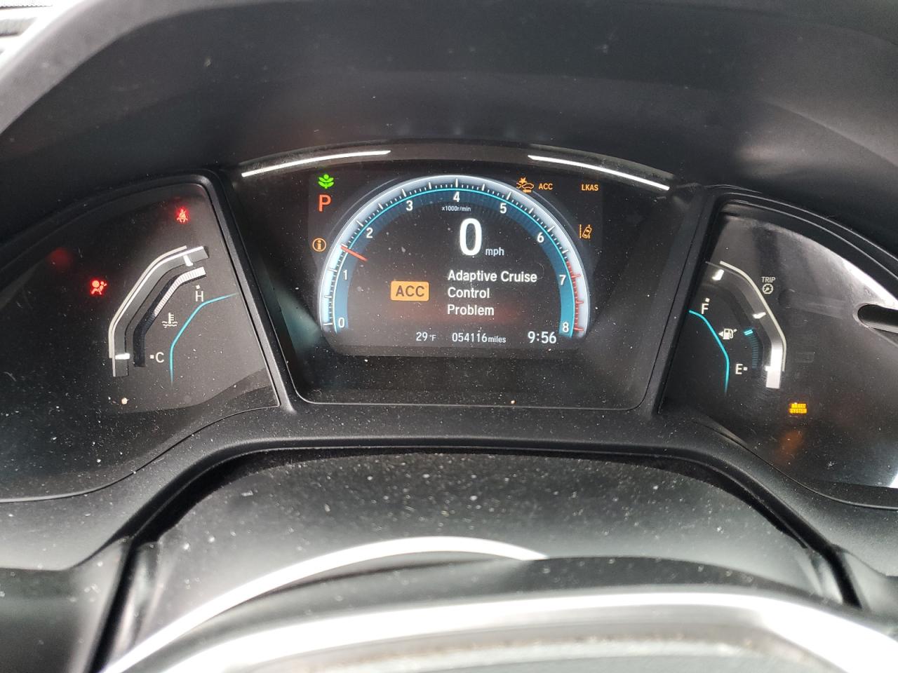 2020 Honda Civic VIN 2HGFC2F65LH586303 Copart auction photo, all over damage thumbnail 9