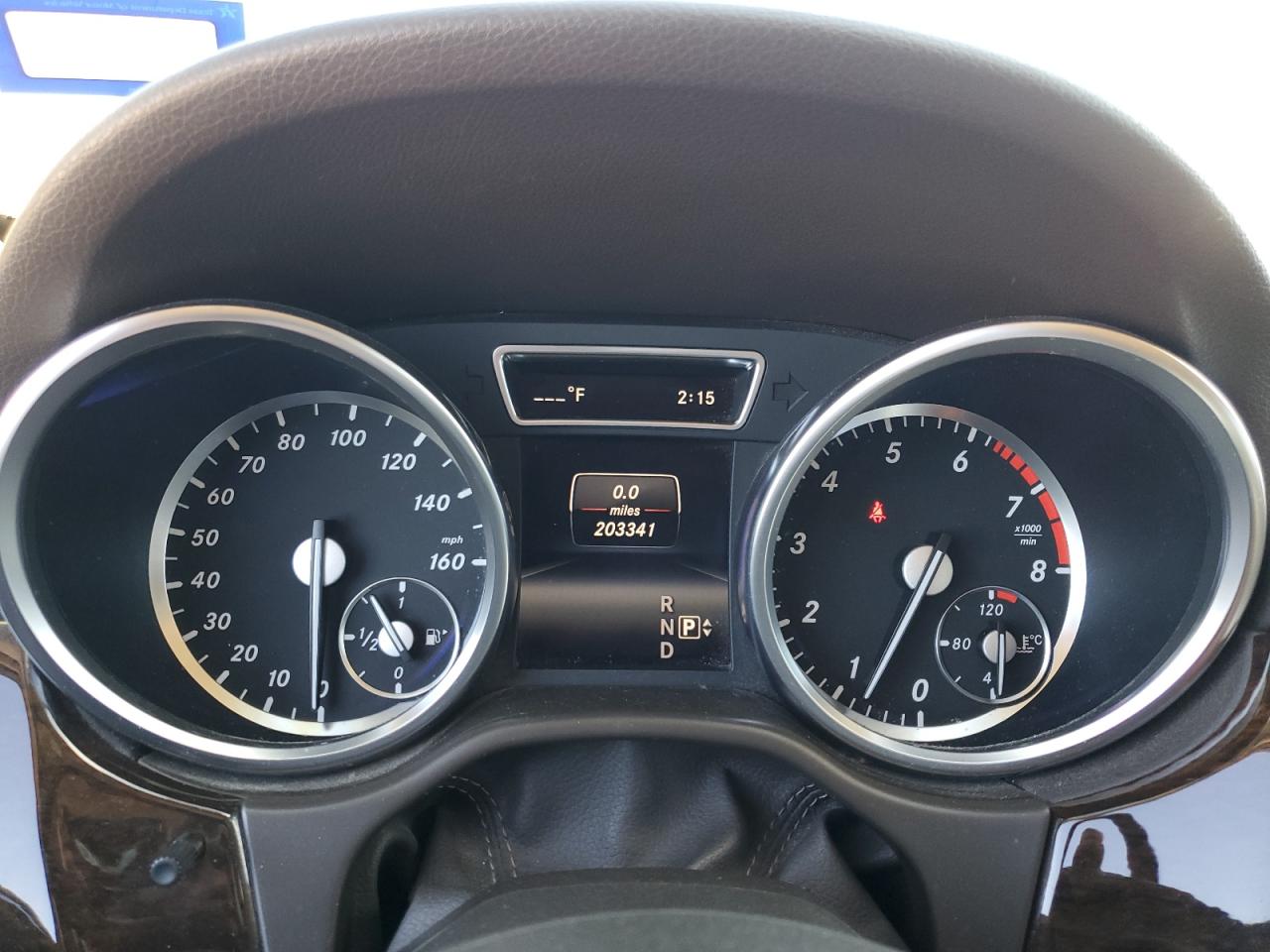 2014 Mercedes-Benz M-klasse VIN 4JGDA5HB1EA411633 Copart auction photo, front end damage thumbnail 9
