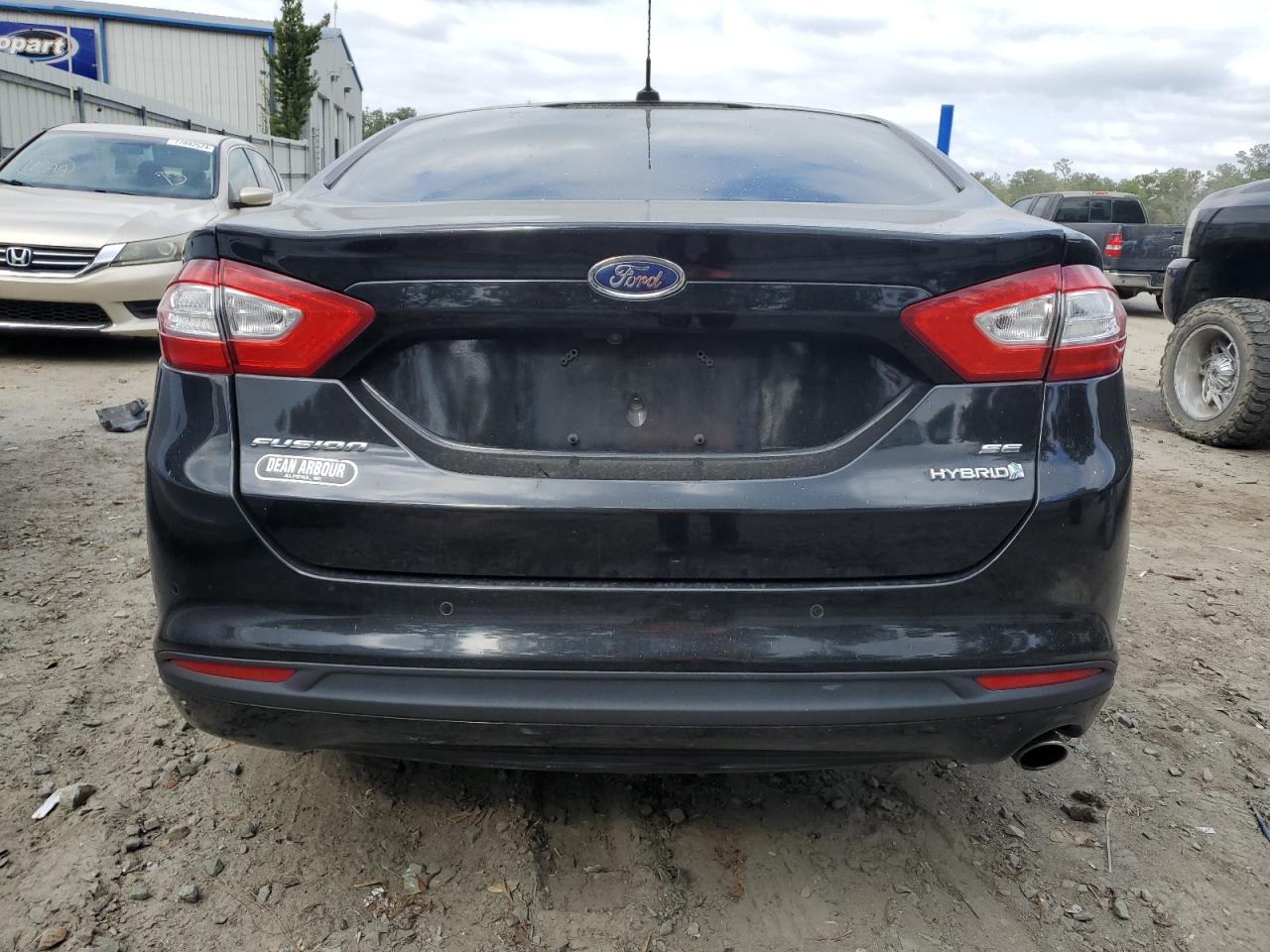 2016 Ford Fusion VIN 3FA6P0LU8GR403941 Copart auction photo, front end / side damage thumbnail 6