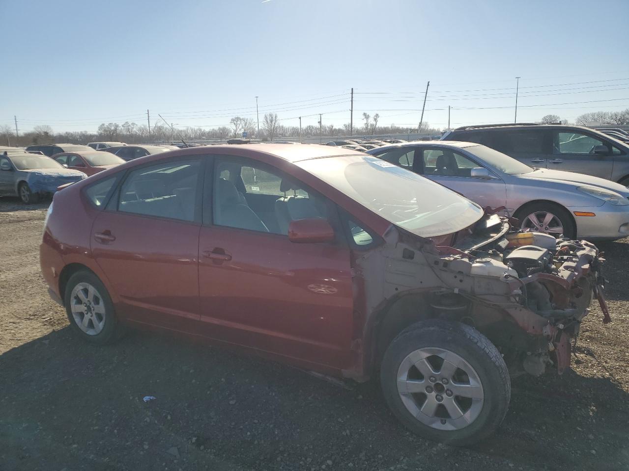 2009 Toyota Prius VIN JTDKB20U797821215 Copart auction photo, front end damage thumbnail 4