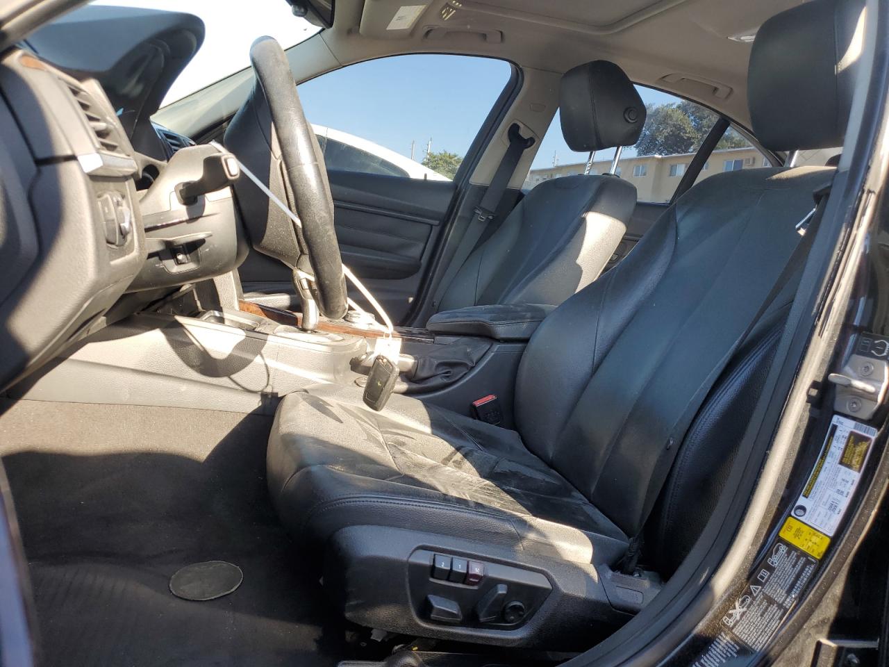 2014 BMW 3er VIN WBA3B5G53ENS10976 Copart auction photo, front end damage thumbnail 7