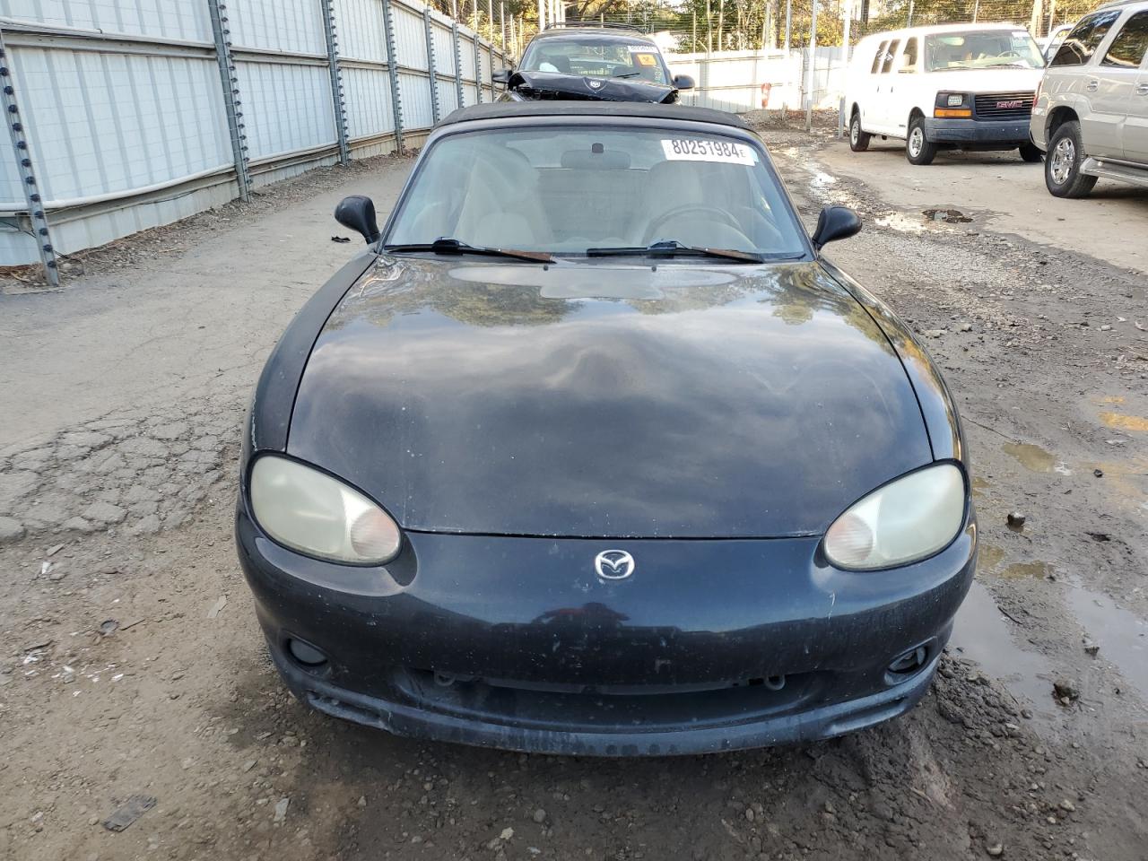 2000 Mazda MX-5 VIN JM1NB353XY0139763 Copart auction photo, side / rear end damage thumbnail 5