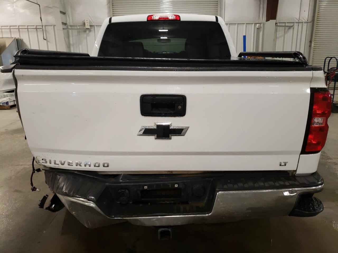 2014 Chevrolet Silverado VIN 3GCUKREC0EG392080 Copart auction photo, rear end / side damage thumbnail 6