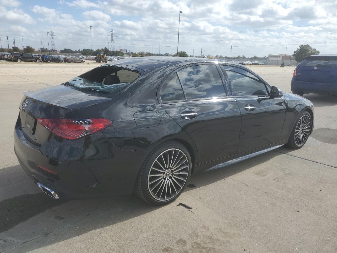 2024 Mercedes-Benz C-klasse VIN W1KAF4GB5RR171052 Copart auction photo, hail / minor dent/scratches damage thumbnail 3
