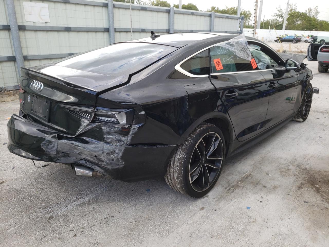 2018 Audi RS5 VIN WAUC4CF52JA014660 Copart auction photo, front end / rear end damage thumbnail 4