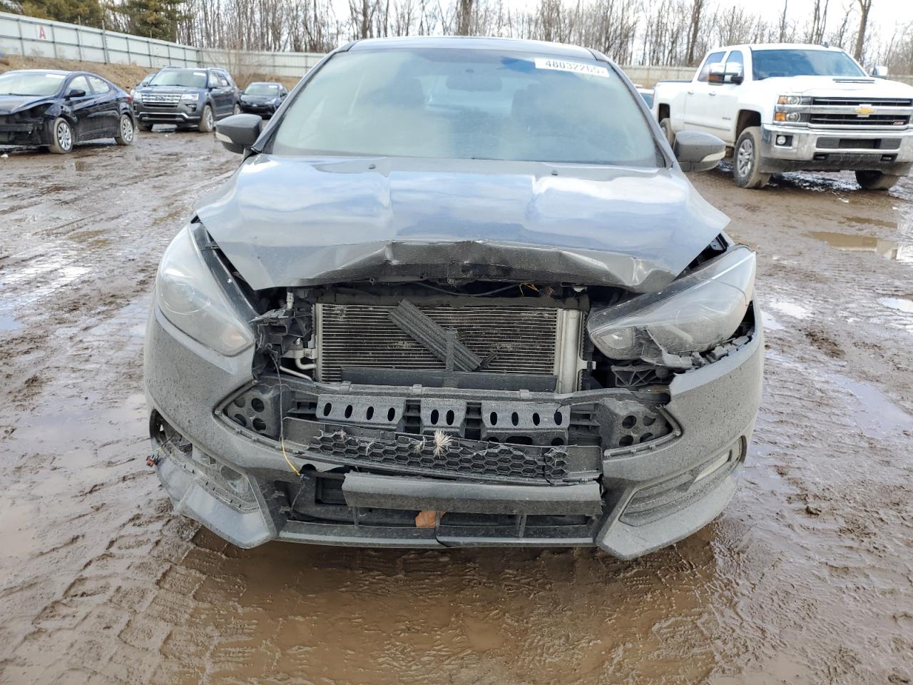 2018 Ford Focus VIN 1FADP3L96JL289609 Copart auction photo, front end / minor dent/scratches damage thumbnail 5