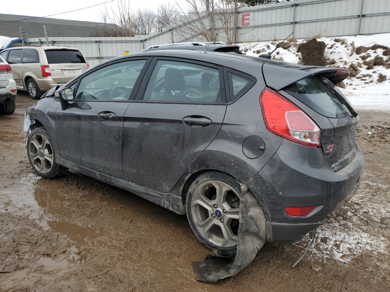 2017 Ford Fiesta VIN 3FADP4GX4HM161893 Copart auction photo, rear end / front end damage thumbnail 2