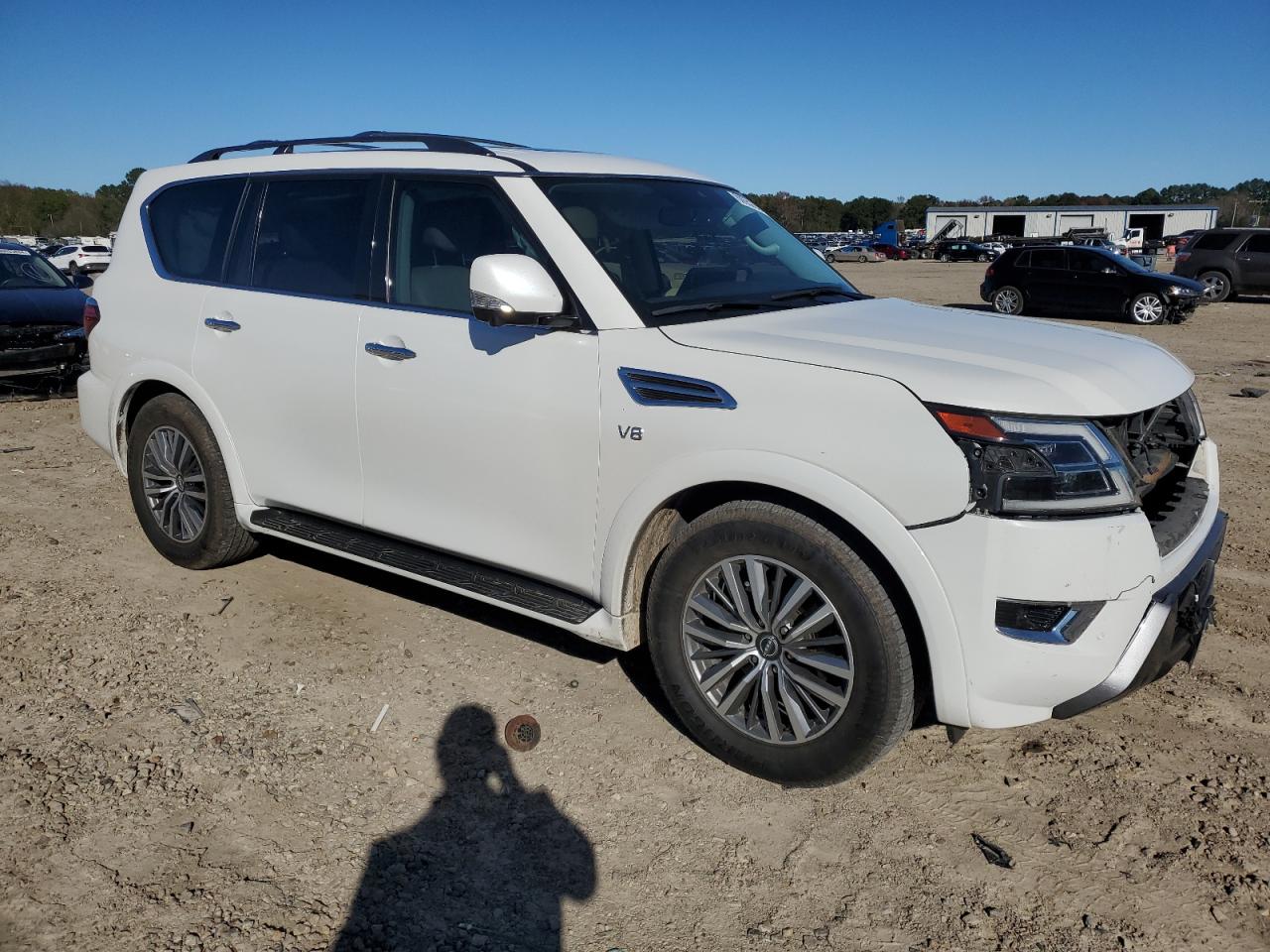 2021 Nissan Armada VIN JN8AY2BC4M9147119 Copart auction photo, front end / minor dent/scratches damage thumbnail 4