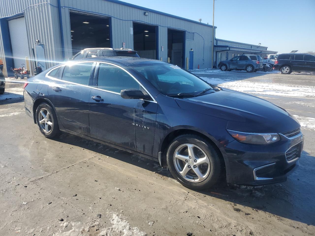 2017 Chevrolet Malibu VIN 1G1ZB5ST0HF215367 Copart auction photo, side / rear end damage thumbnail 4