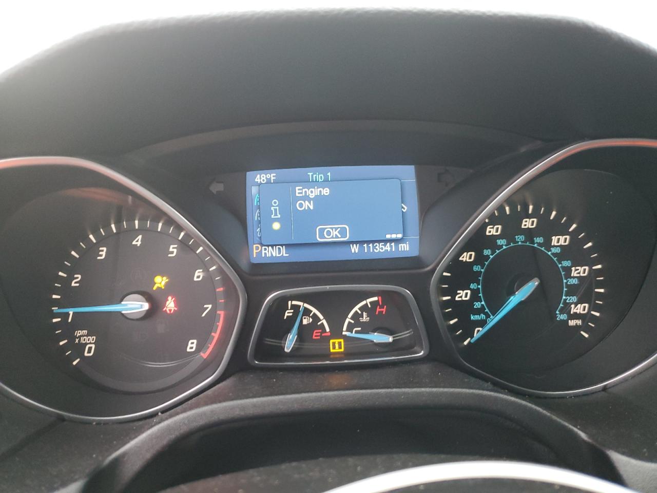 2014 Ford Focus VIN 1FADP3F28EL411374 Copart auction photo, side damage thumbnail 9