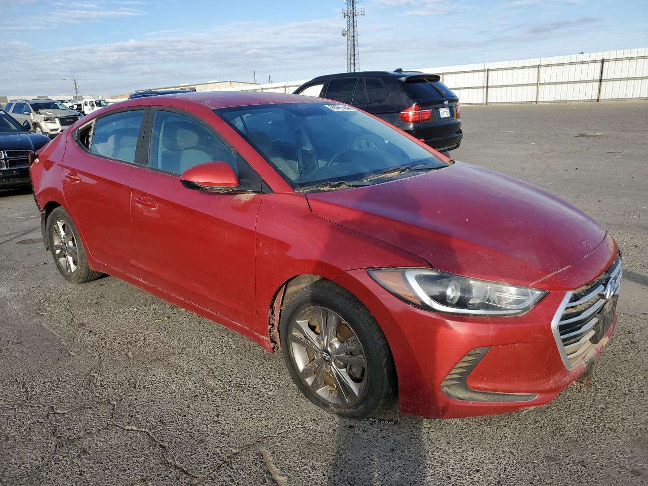 2018 Hyundai Elantra VIN 5NPD84LF5JH218876 Copart auction photo, rear end / front end damage thumbnail 4