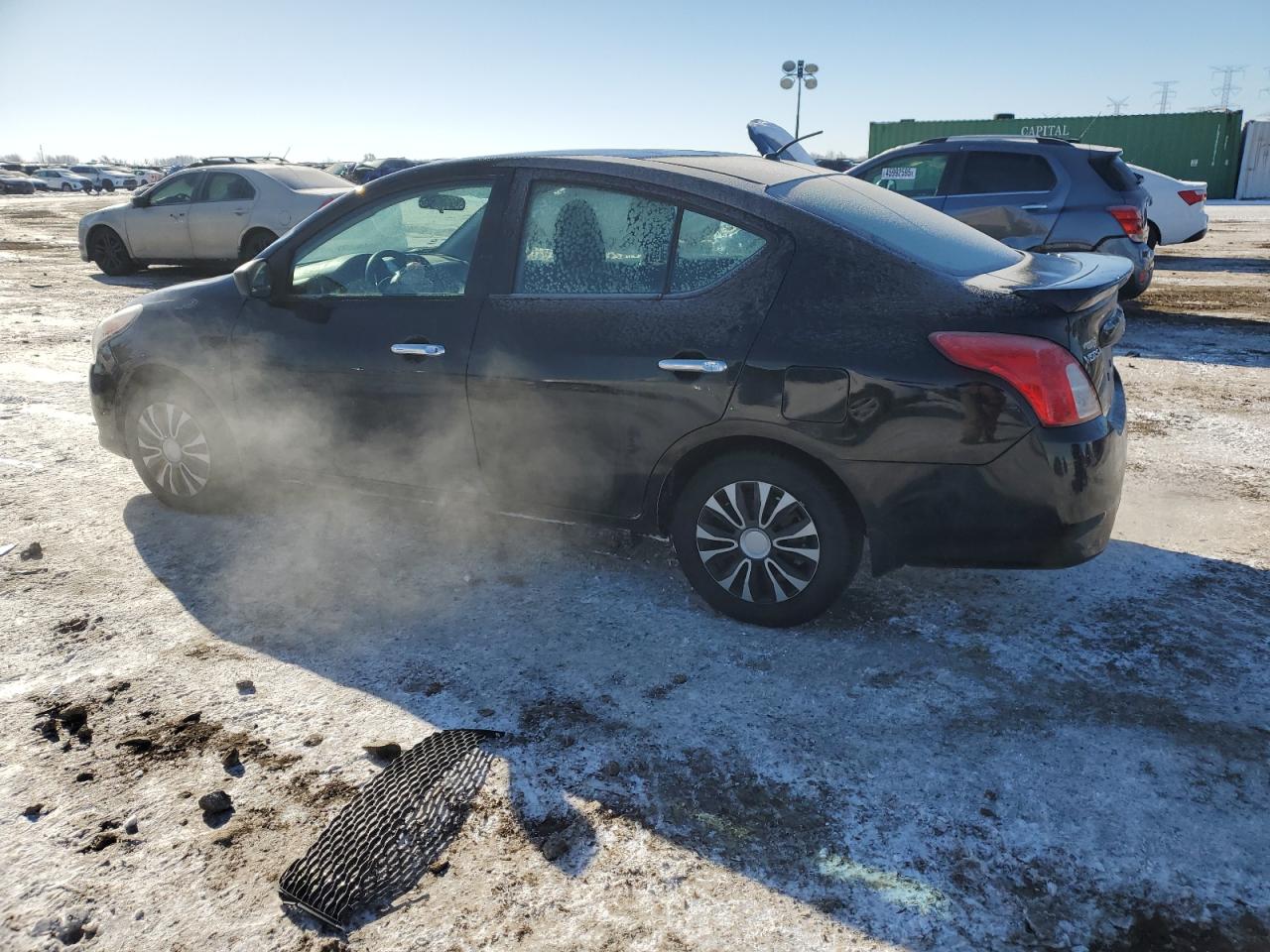 2017 Nissan Versa VIN 3N1CN7AP8HL895869 Copart auction photo, front end / undercarriage damage thumbnail 2