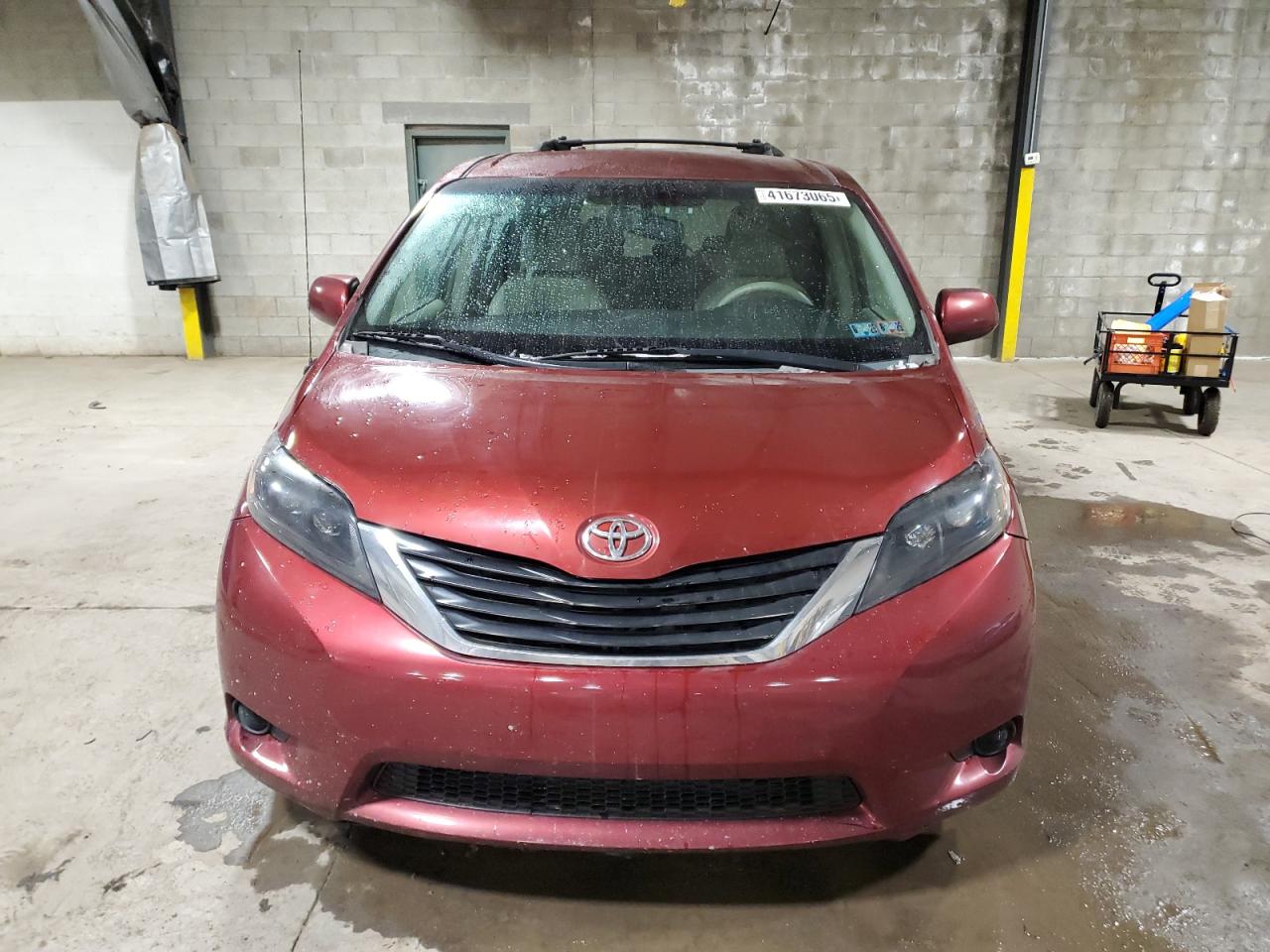 2011 Toyota Sienna VIN 5TDKK3DC1BS047787 Copart auction photo, side / rear end damage thumbnail 5