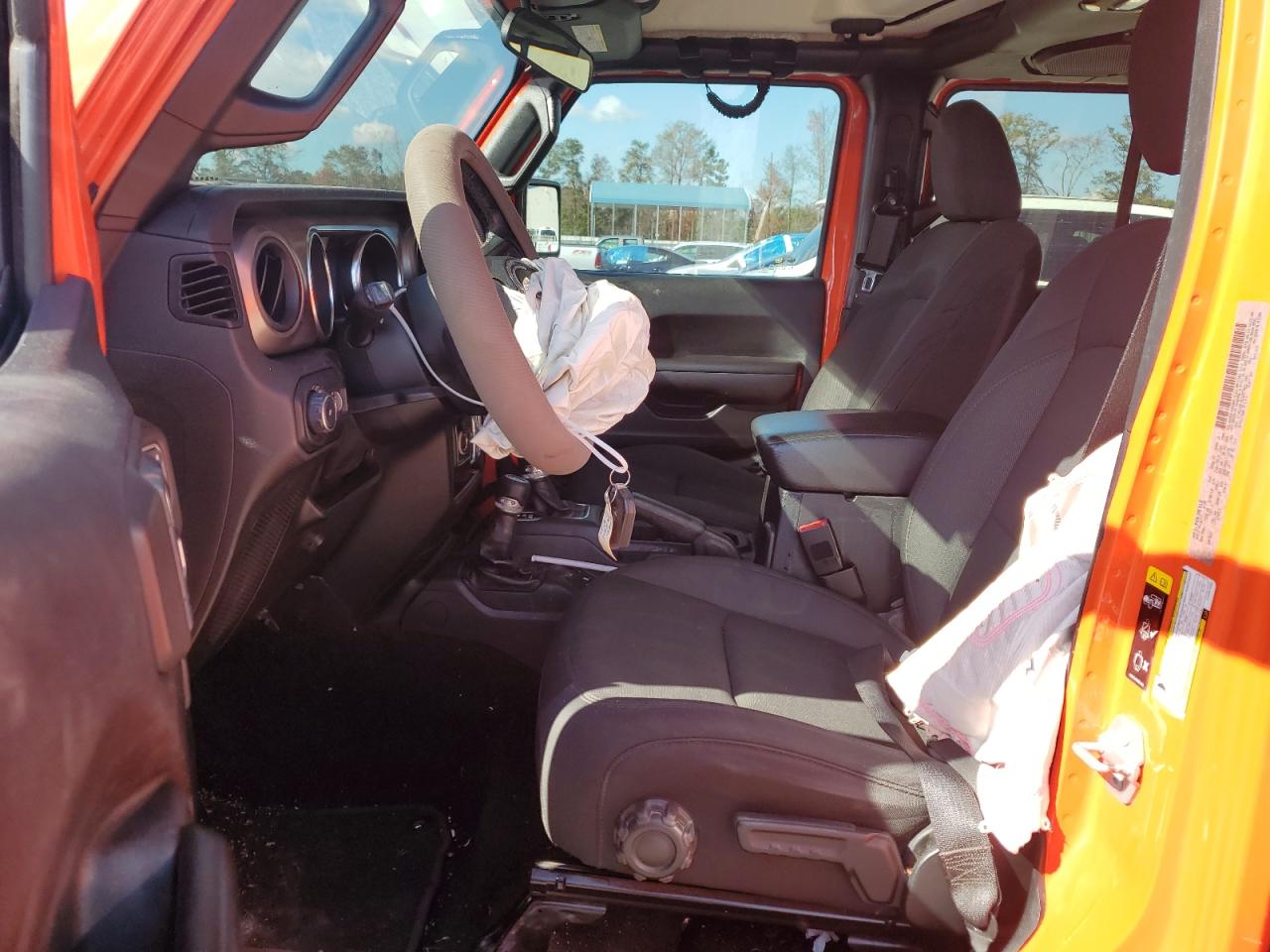 2020 Jeep Wrangler VIN 1C4HJXDN7LW257463 Copart auction photo, side / undercarriage damage thumbnail 7
