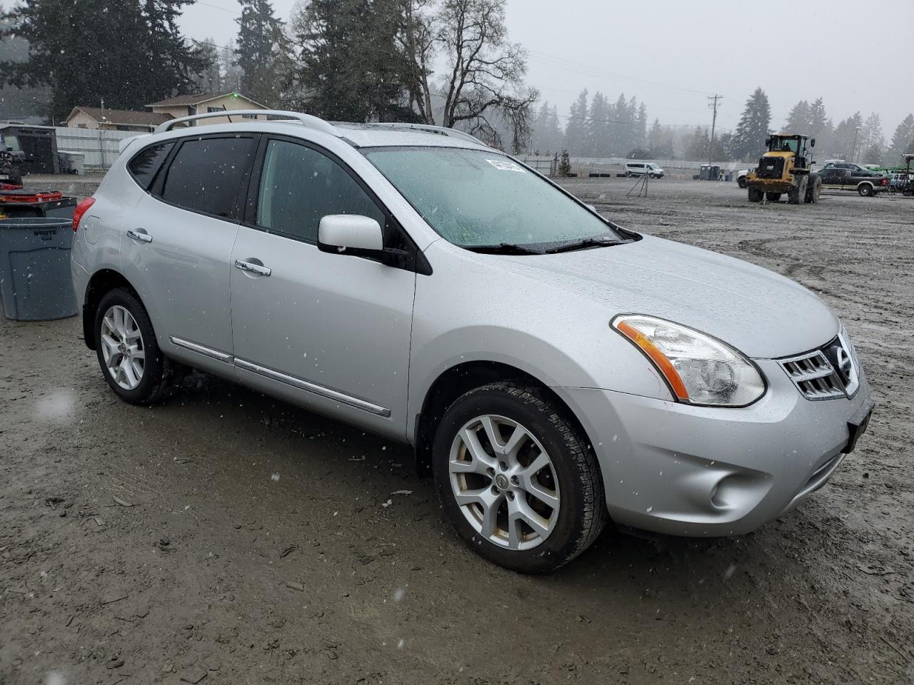2011 Nissan Rogue VIN JN8AS5MV0BW673408 Copart auction photo, side damage thumbnail 4