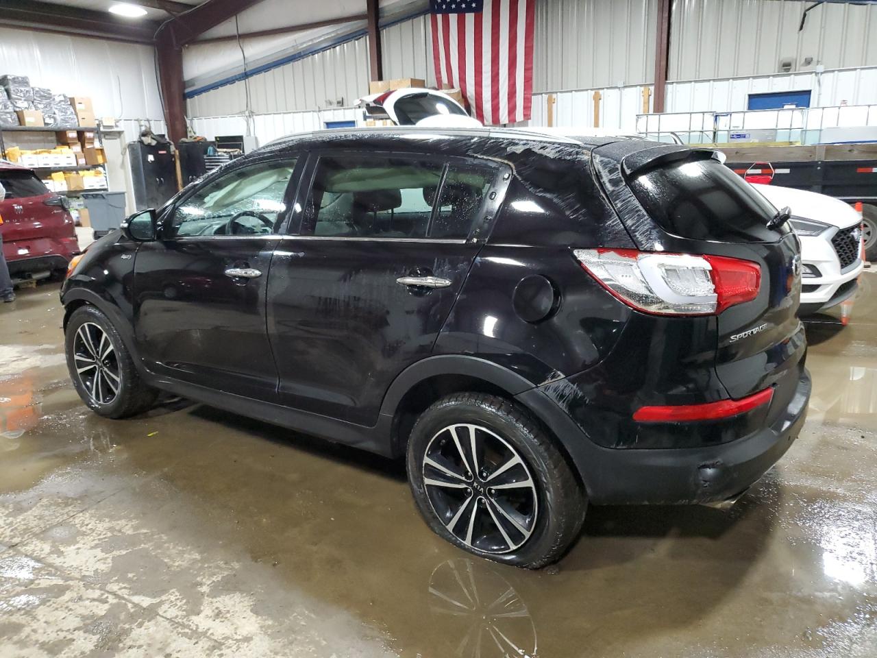 2016 KIA Sportage VIN KNDPCCA69G7813218 Copart auction photo, rollover damage thumbnail 2