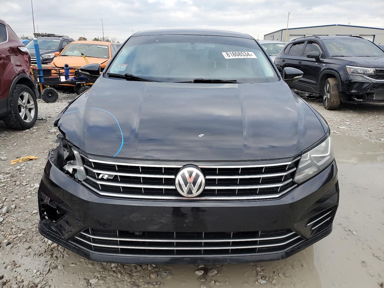 2017 Volkswagen Passat VIN 1VWDT7A37HC077921 Copart auction photo, all over damage thumbnail 5