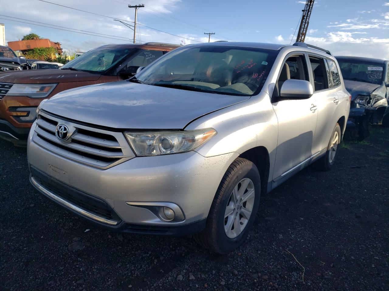 2013 Toyota Highlander VIN 5TDZK3EH6DS091571