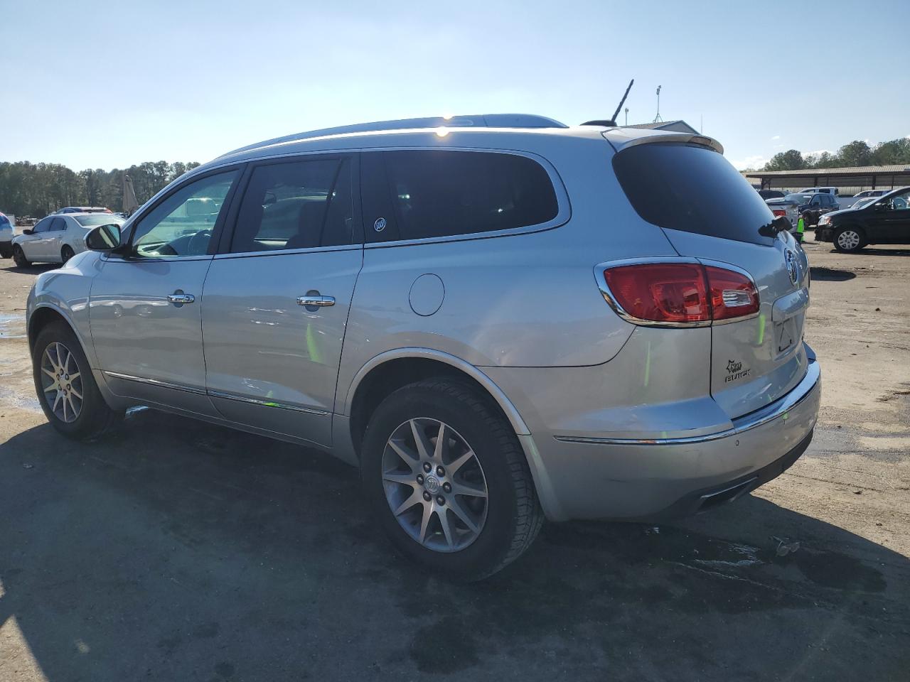 2017 Buick Enclave VIN 5GAKRBKD5HJ230585 Copart auction photo, front end / side damage thumbnail 2