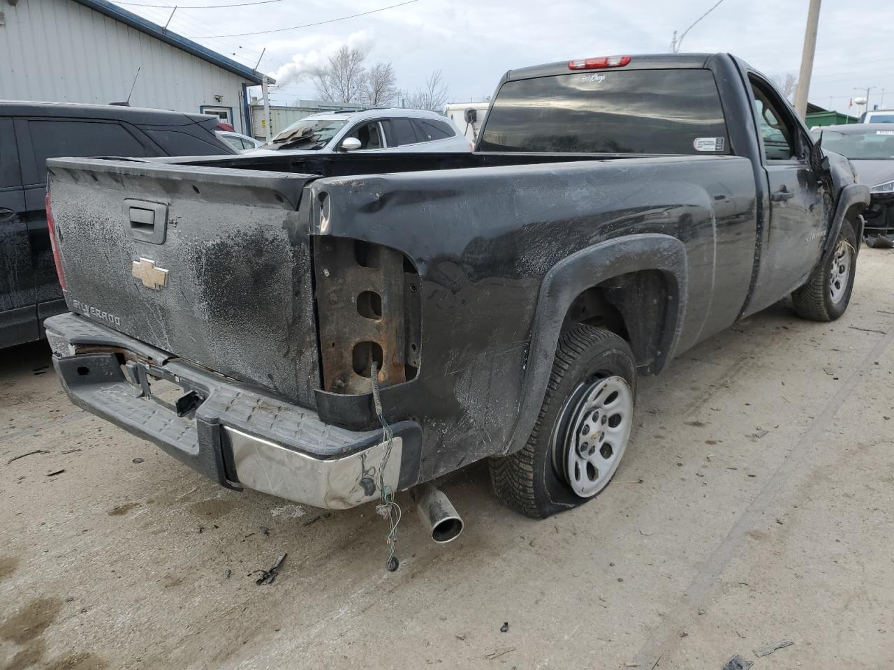 2009 Chevrolet Silverado VIN 1GCEC14X19Z106962 Copart auction photo, rollover damage thumbnail 3