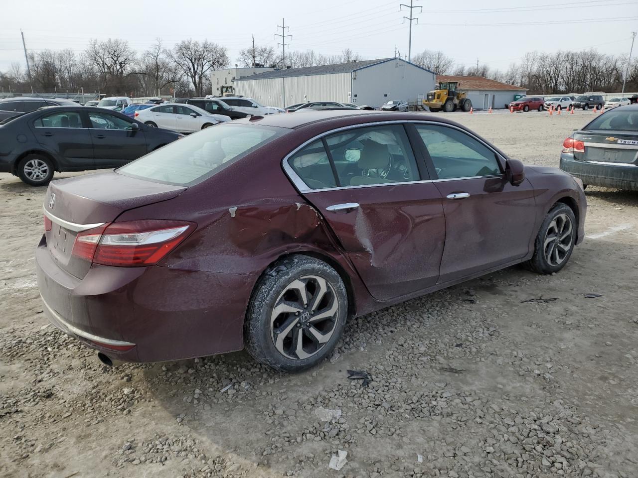 2017 Honda Accord VIN 1HGCR2F70HA179201 Copart auction photo, rear end damage thumbnail 3