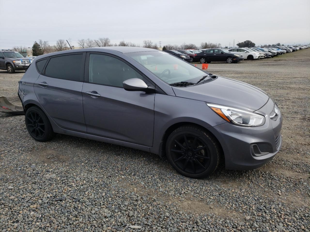 2017 Hyundai Accent VIN KMHCT5AE6HU336134 Copart auction photo, rear end damage thumbnail 4