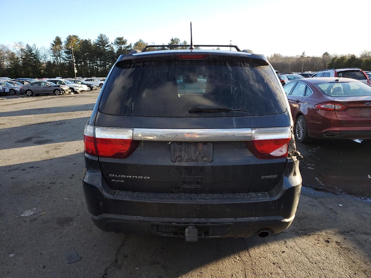 2013 Dodge Durango VIN 1C4RDJDG3DC690307 Copart auction photo, front end / rear end damage thumbnail 6