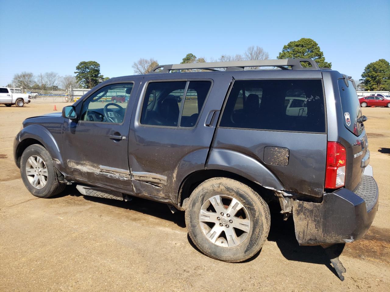 2012 Nissan Pathfinder VIN 5N1AR1NN3CC612597 Copart auction photo, side / rear end damage thumbnail 2