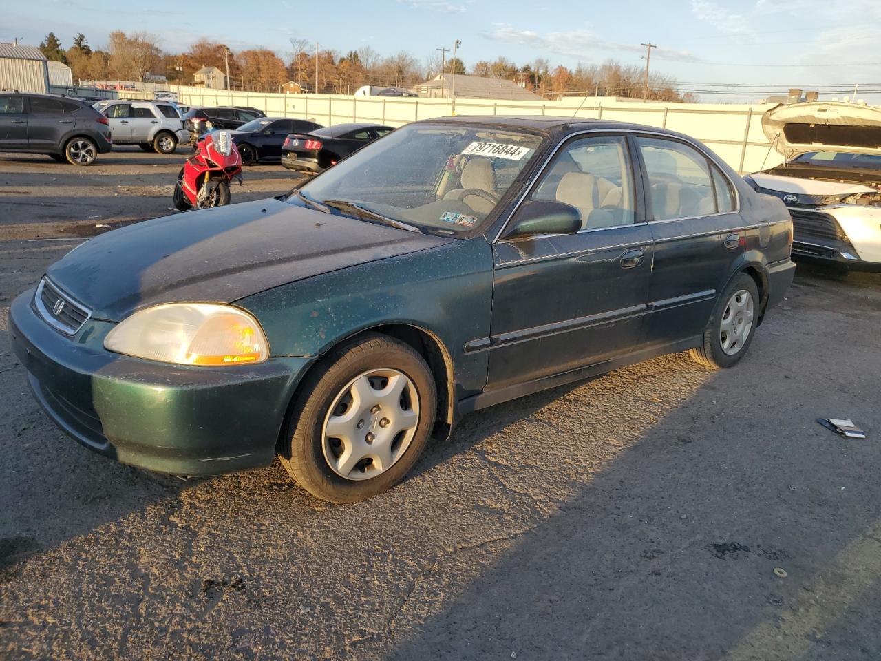 1998 Honda Civic VIN 2HGEJ8642WH603856