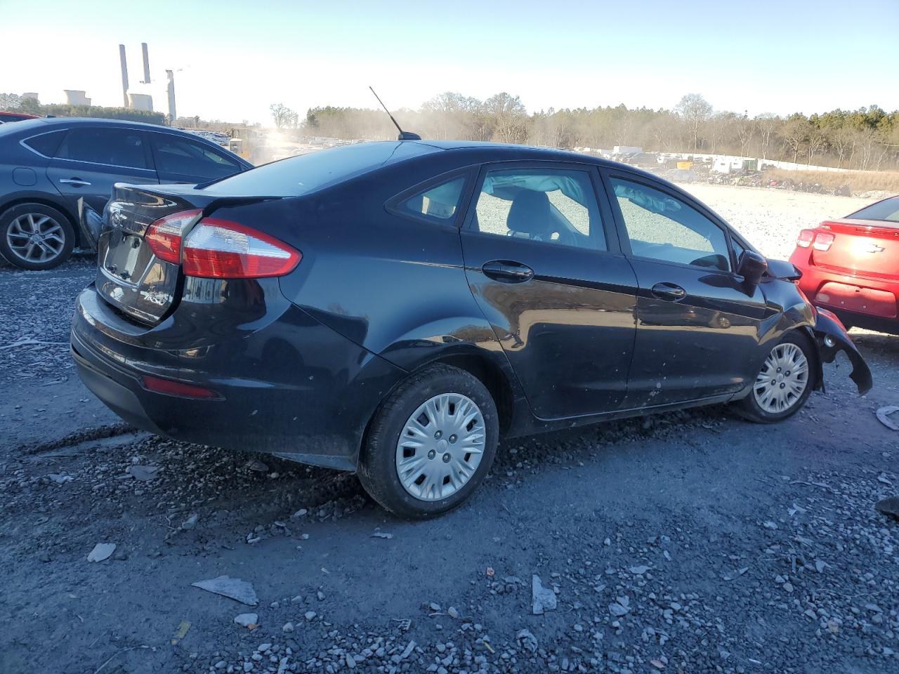 2019 Ford Fiesta VIN 3FADP4AJ8KM153016 Copart auction photo, front end / rear end damage thumbnail 3