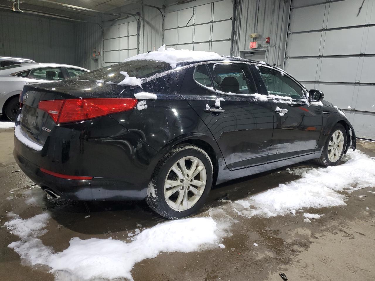 2013 KIA Optima VIN 5XXGN4A71DG093215 Copart auction photo, front end / minor dent/scratches damage thumbnail 3