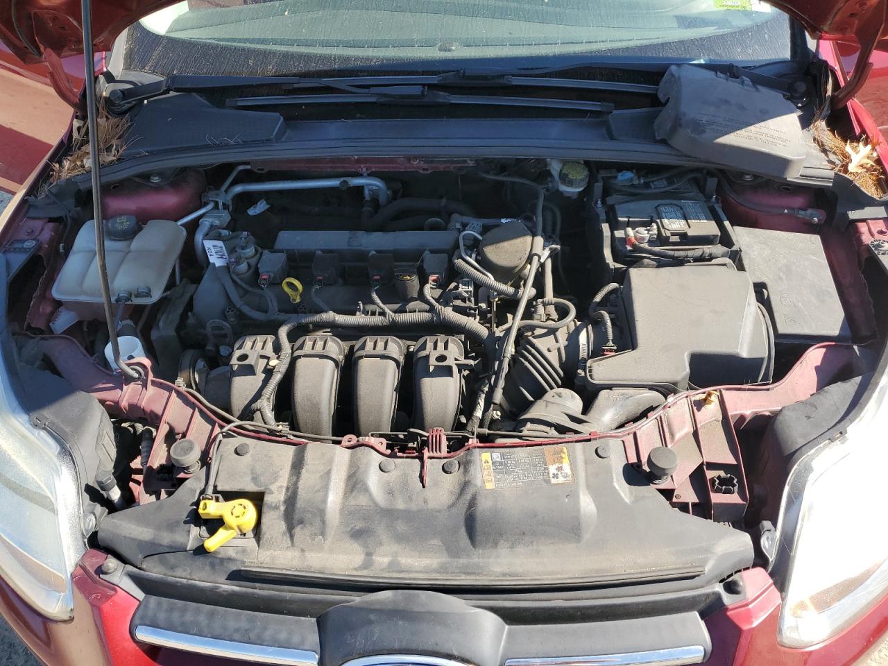 2014 Ford Focus VIN 1FADP3F21EL397866 Copart auction photo, front end damage thumbnail 11
