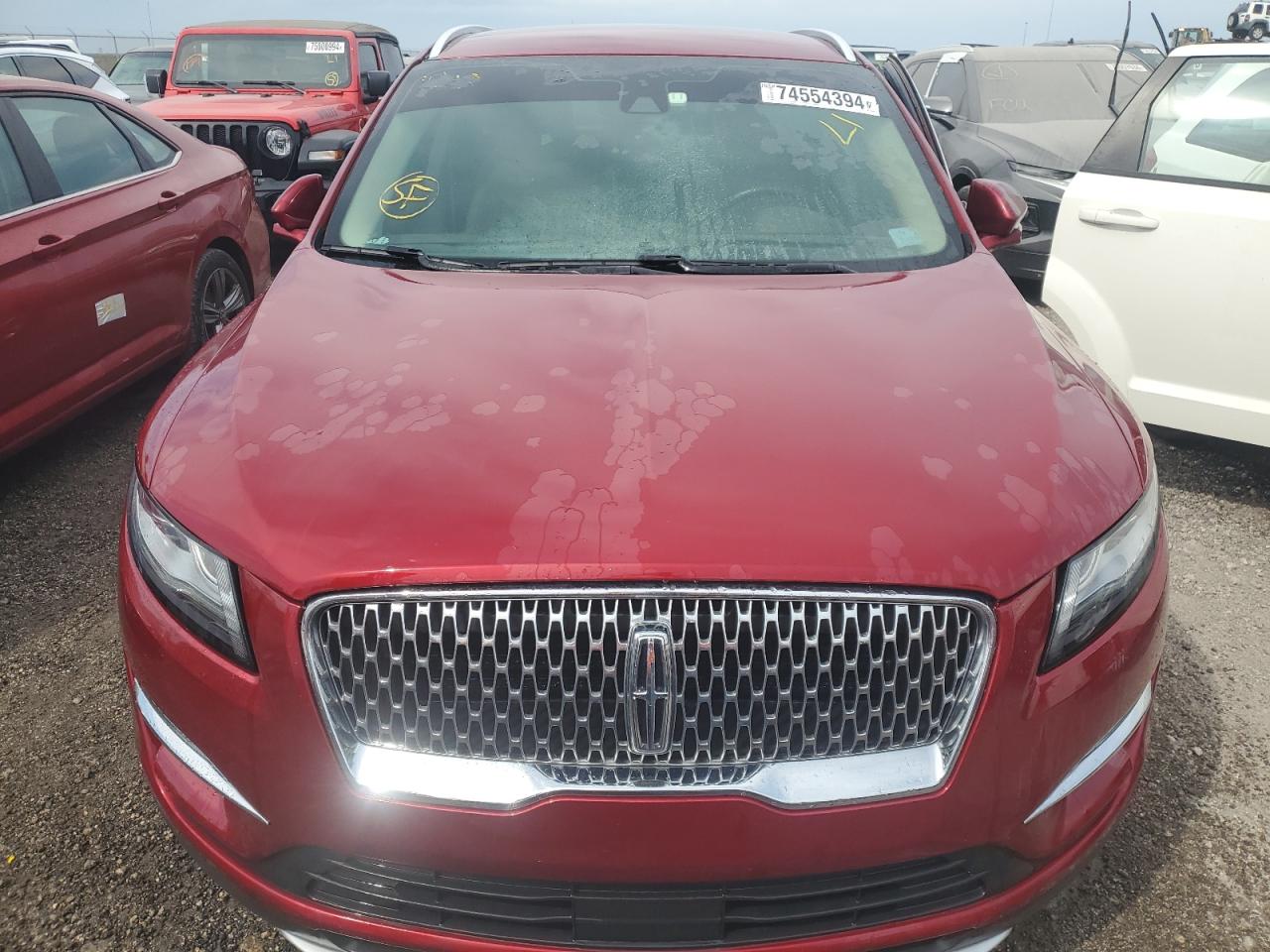2019 Lincoln MKC VIN 5LMCJ2D94KUL07299 Copart auction photo, water/flood damage thumbnail 5