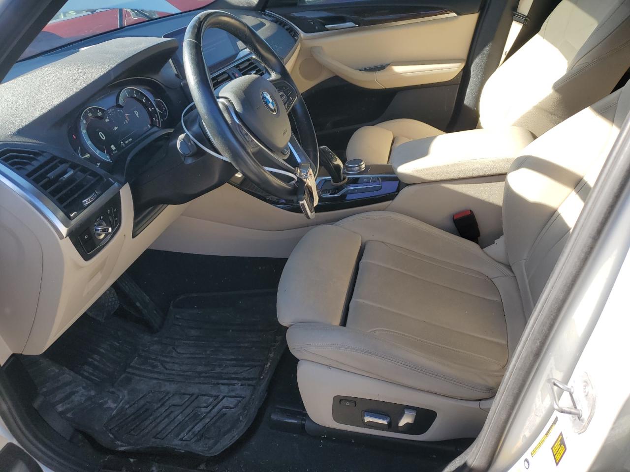 2019 BMW X3 VIN 5UXTR9C5XKLP93743 Copart auction photo, front end / side damage thumbnail 7