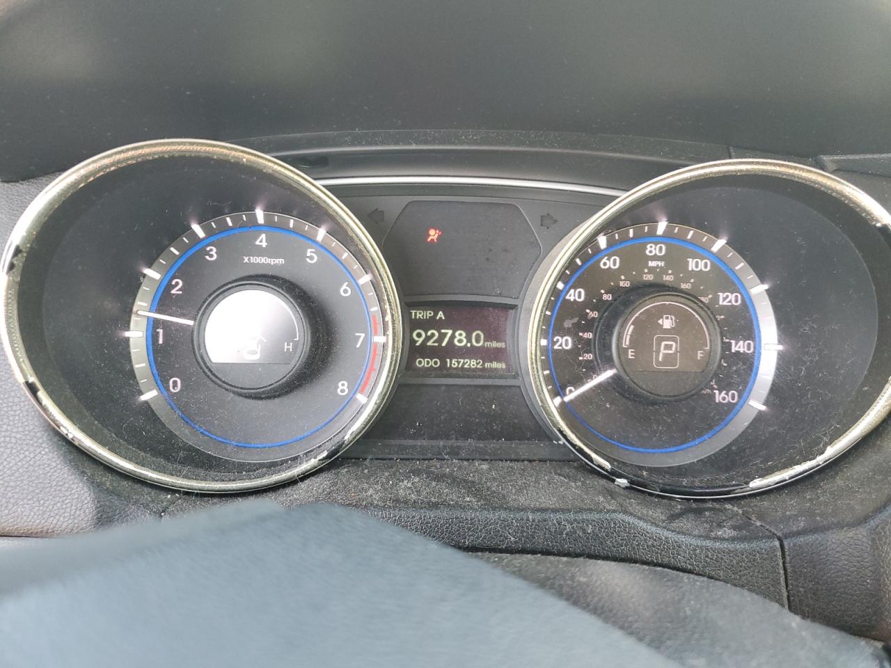 2013 Hyundai Sonata VIN 5NPEB4AC4DH683894 Copart auction photo, side / front end damage thumbnail 9