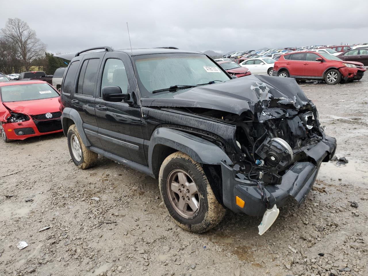 2006 Jeep Liberty (North America) VIN 1J4GK48KX6W220901 Copart auction photo, front end damage thumbnail 4