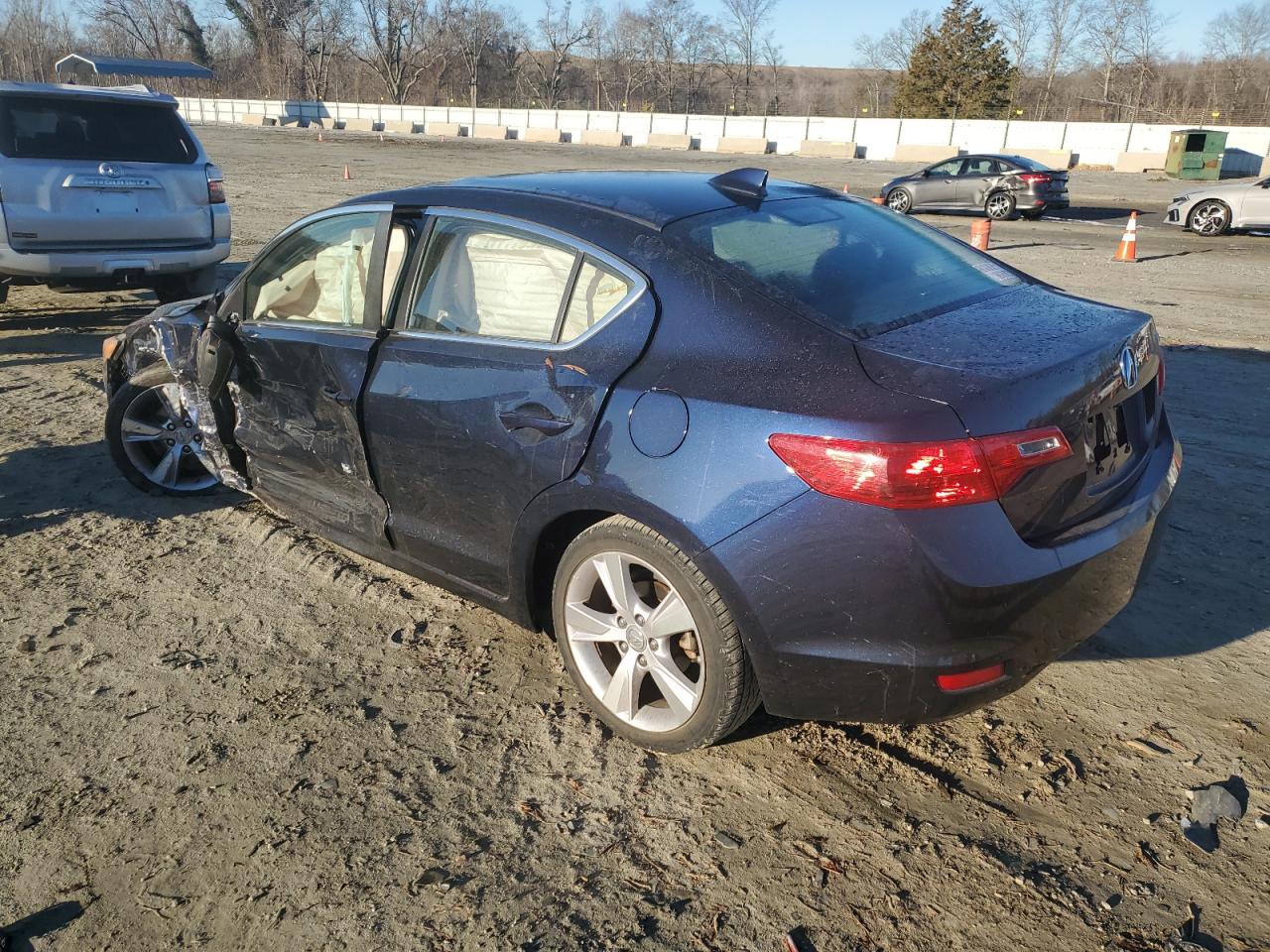 2013 Acura ILX VIN 19VDE1F74DE010887 Copart auction photo, all over damage thumbnail 2