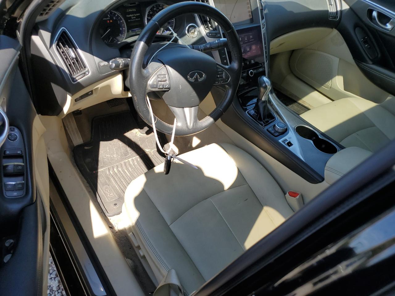 2017 Infiniti Q50 VIN JN1EV7AP9HM741136 Copart auction photo, front end / side damage thumbnail 8